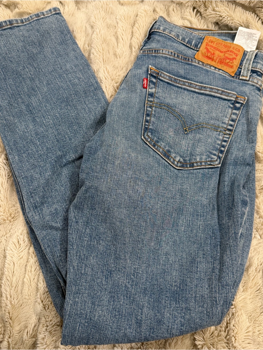 Levi's Men's Light Blue 511 slim skinny Fit Jeans 33x32